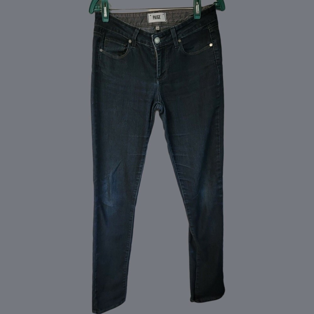 Paige Skyline Skinny Stretch Jeans 28‎ Blue 30 Inseam.